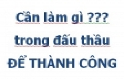 Thông tin hỗ trợ dự án dành cho Nhà Thầu